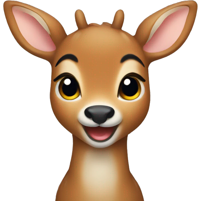 little deer laughs emoji