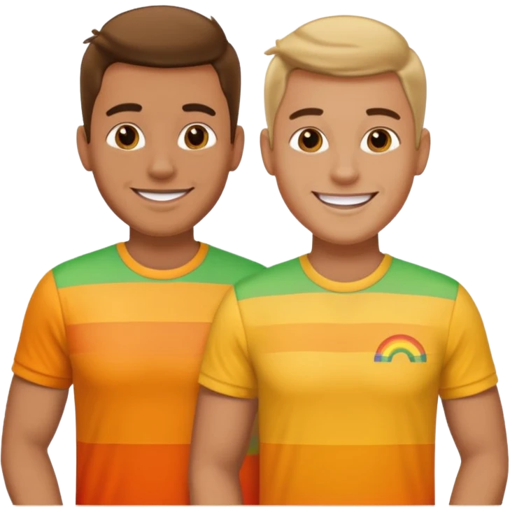 Gay guys stroking it emoji