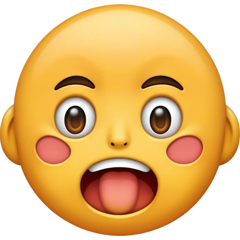 Someone moaning emoji