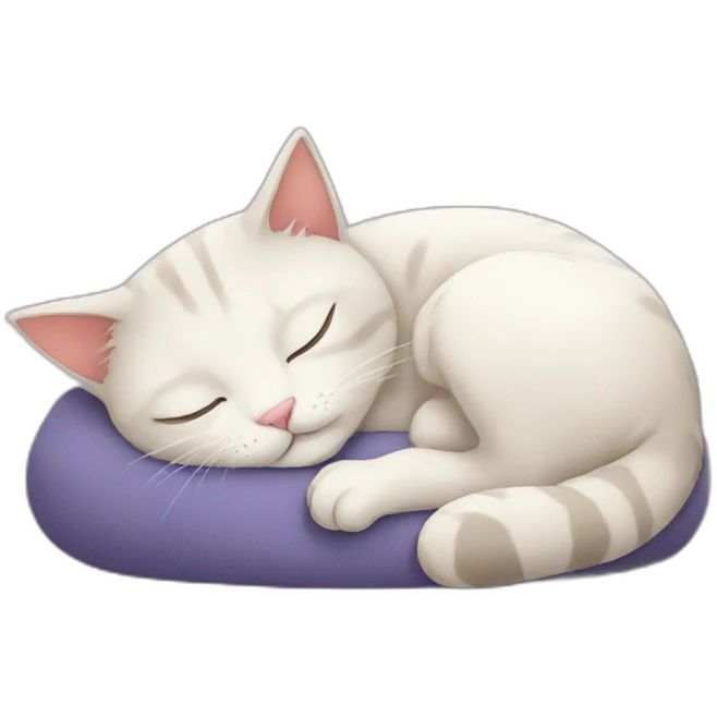 Cat sleep emoji