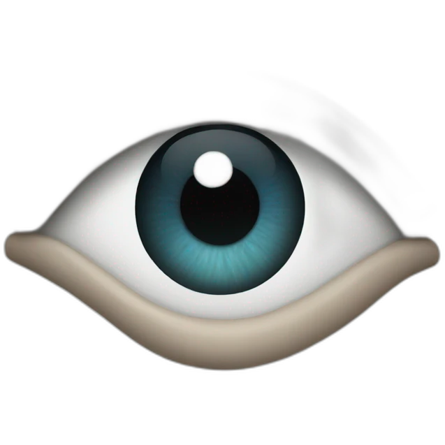 An eye emoji