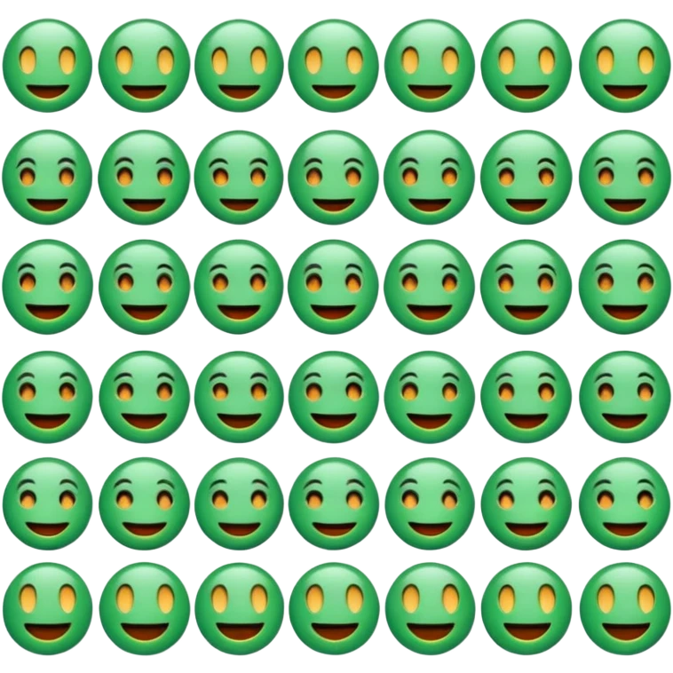 Emojis verde oscuro emoji
