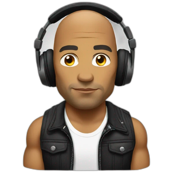the rock dj emoji