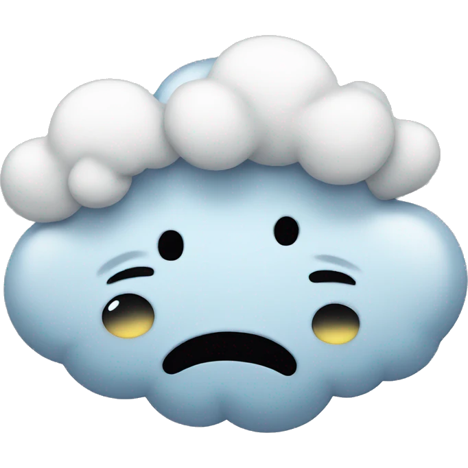 sad cloud  emoji