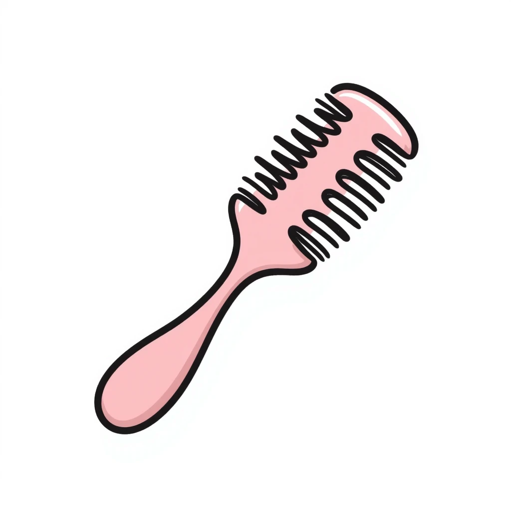 pastel pink comb emoji