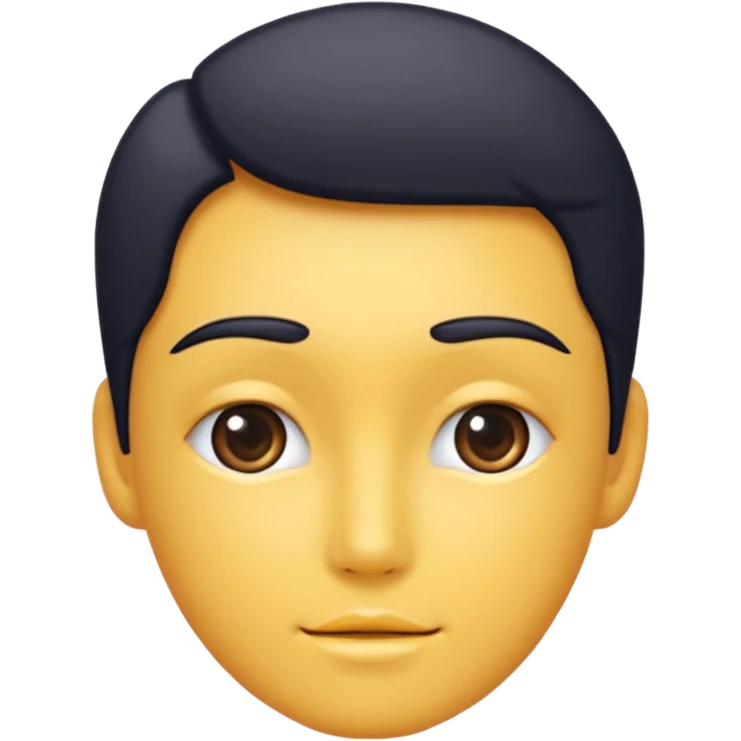一個男生在New Beauty emoji