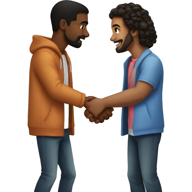 😈👨🏻‍❤️‍💋‍👨🏽 holding hands emoji