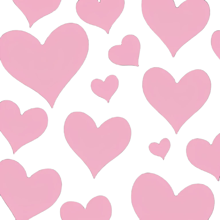 hearts black and pink  emoji
