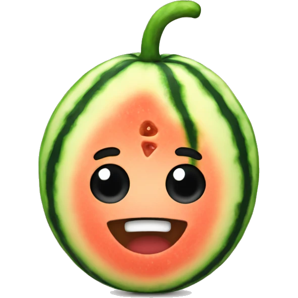 one in a melon emoji