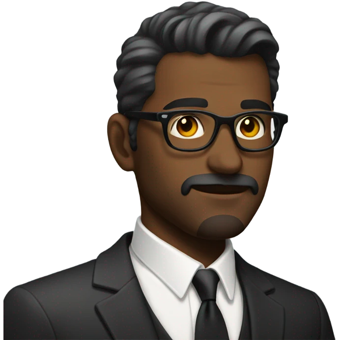 portrait of a stylish man emoji