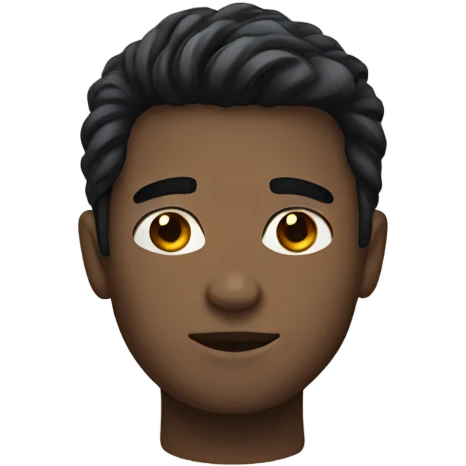 dark hair corest emoji