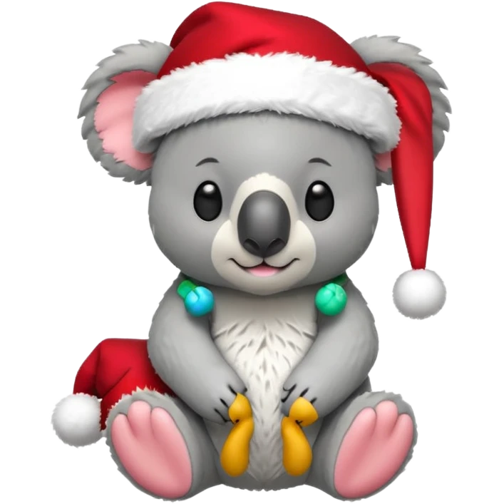 Koala with santa and tonies set emoji