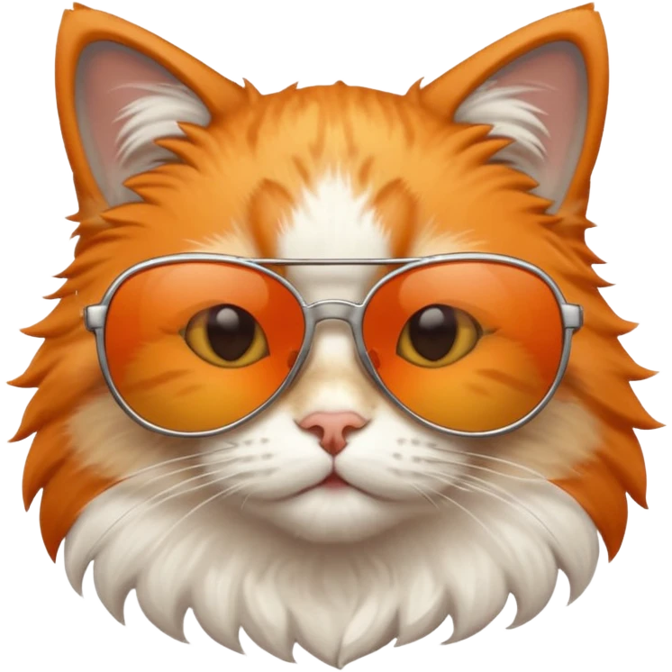 Cat wearing sunglasses emoji