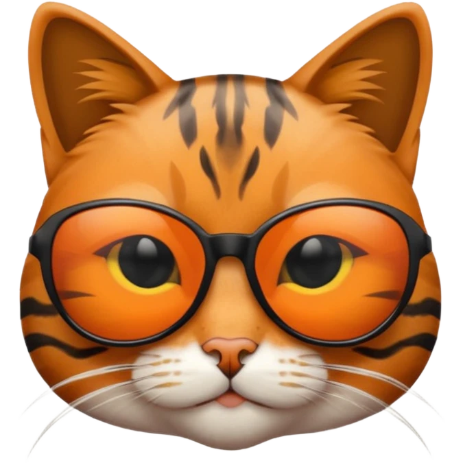 Cat wearing sunglasses emoji