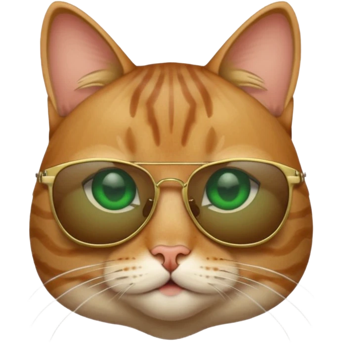 Cat wearing sunglasses emoji