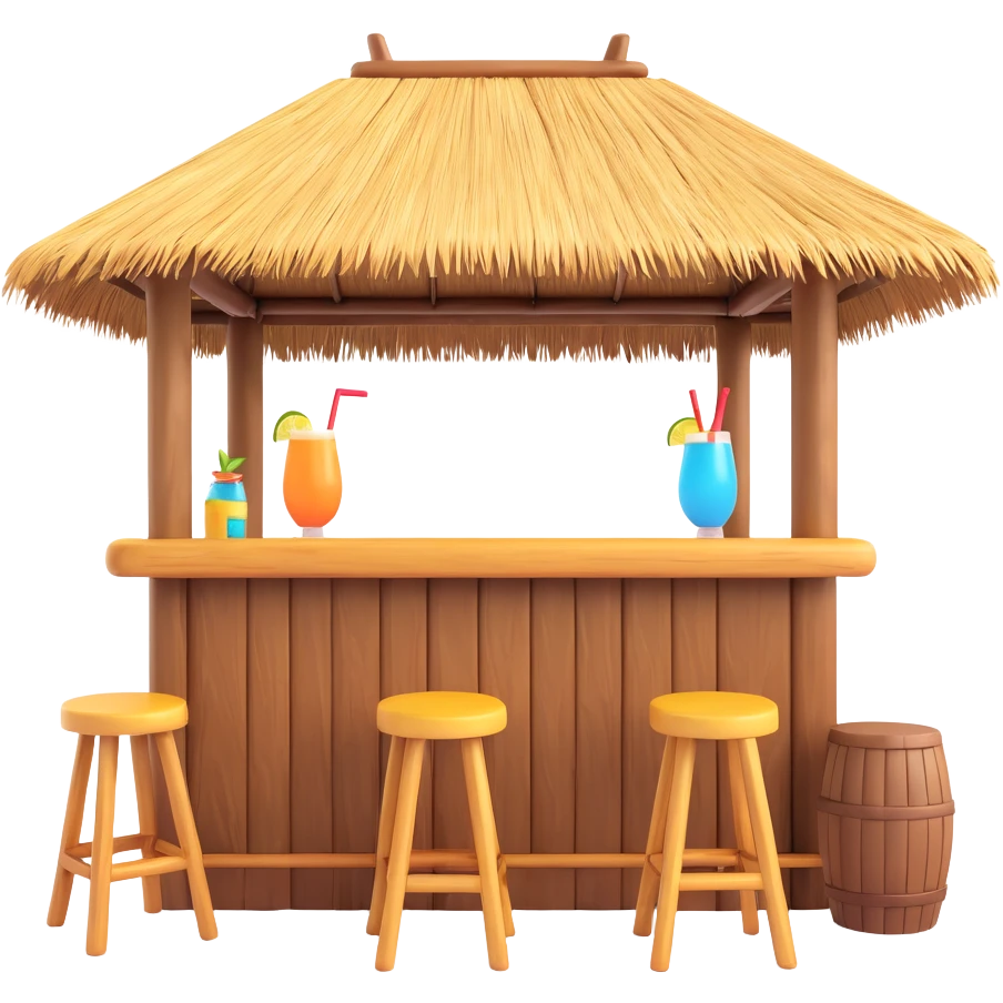 a tiki bar emoji