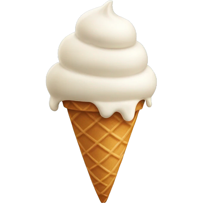 ice cream cone emoji