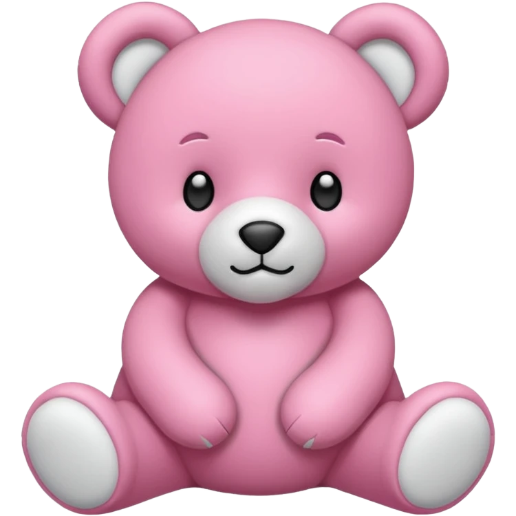 Nounours rose  emoji