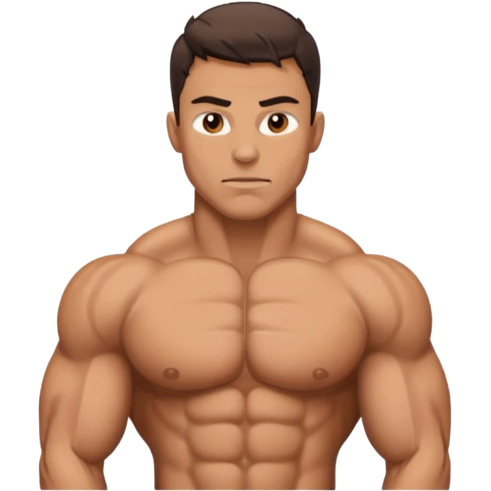a muscle guy emoji