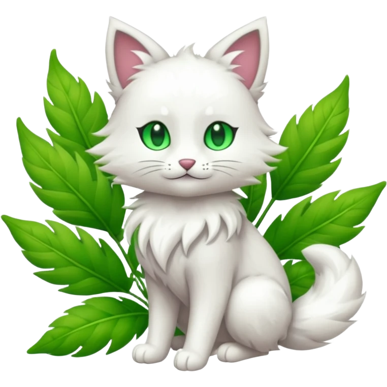 Delcatty-Sprigatito-fusion, full body emoji