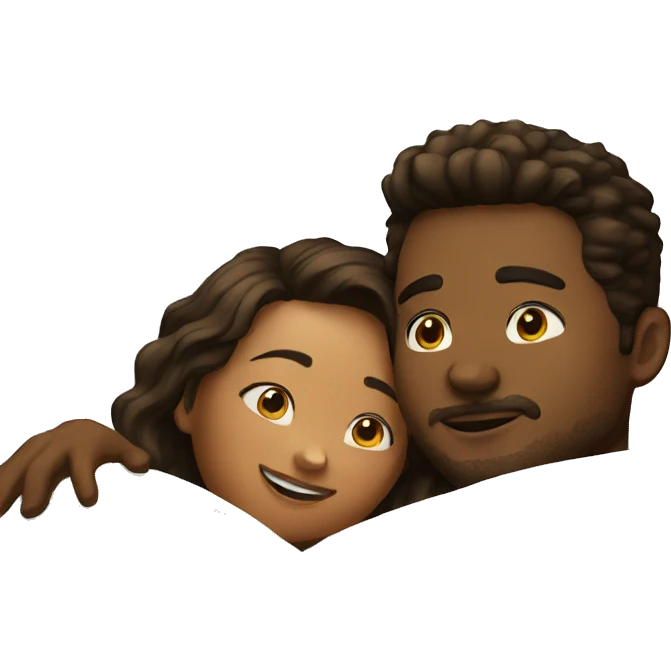 Couple au lit  emoji