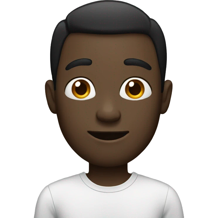 Skinny black man  emoji