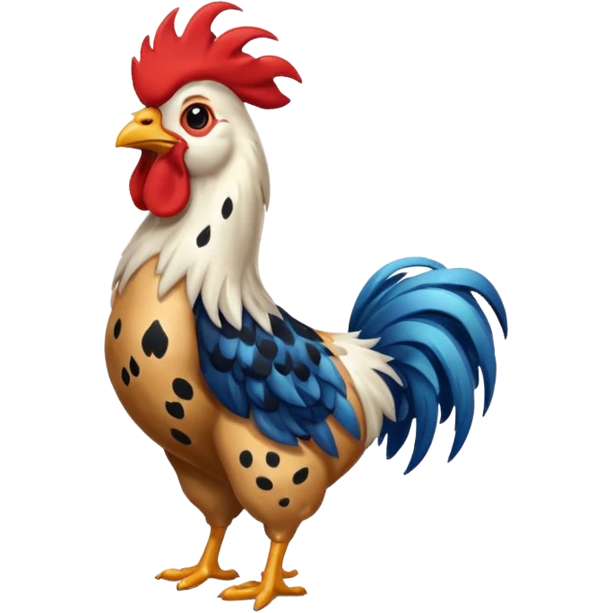 rooster dog emoji