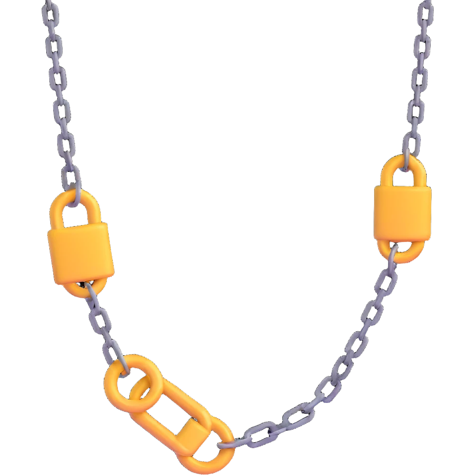 couple connected by a chain emoji