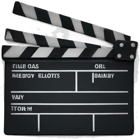 Clapperboard emoji