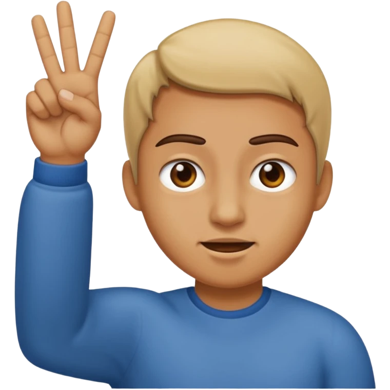 Happy flip off emoji