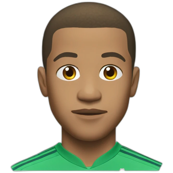 tête mbappe choqué emoji