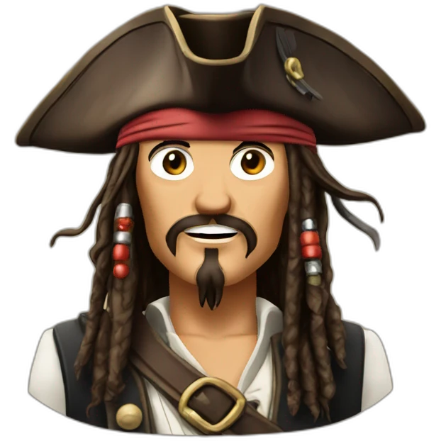 Capitaine Jack Sparrow emoji