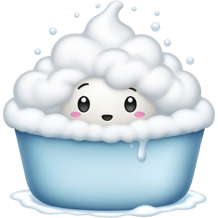 bath foam emoji