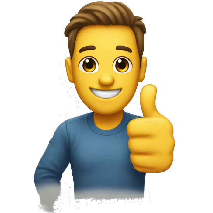 Big thumbs up emoji