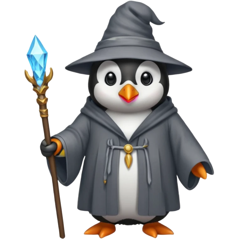 Penguin Wizard emoji