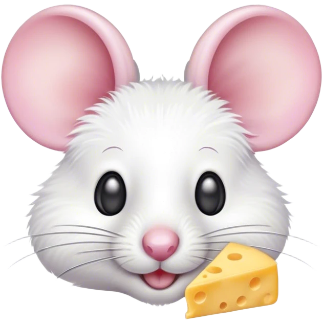 Mouse with cheese emoji