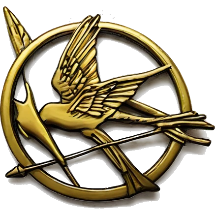Hunger games mockingjay pin  emoji