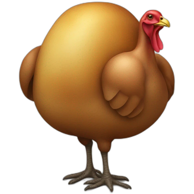 turkey potato torso emoji