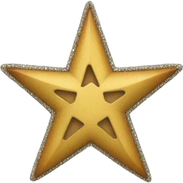 Vintage star  emoji