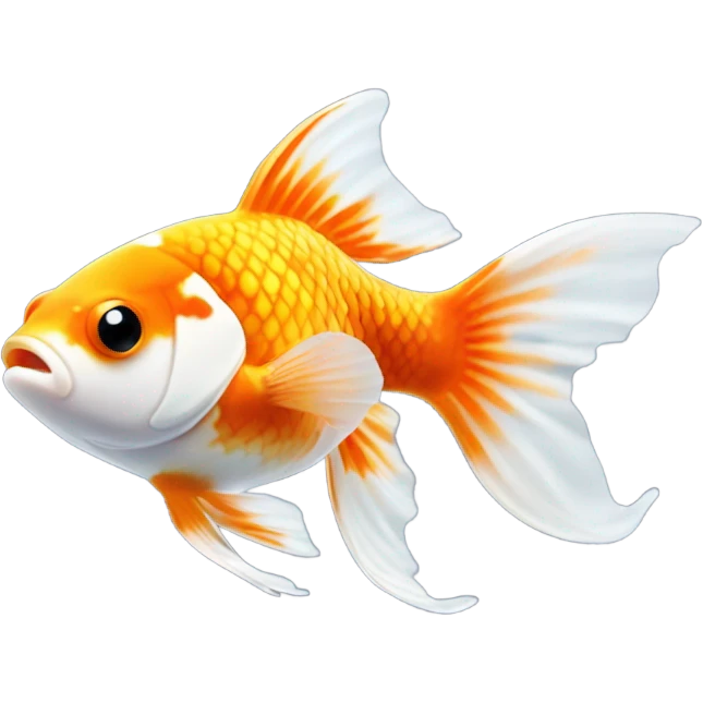 beautiful goldfish cute emoji