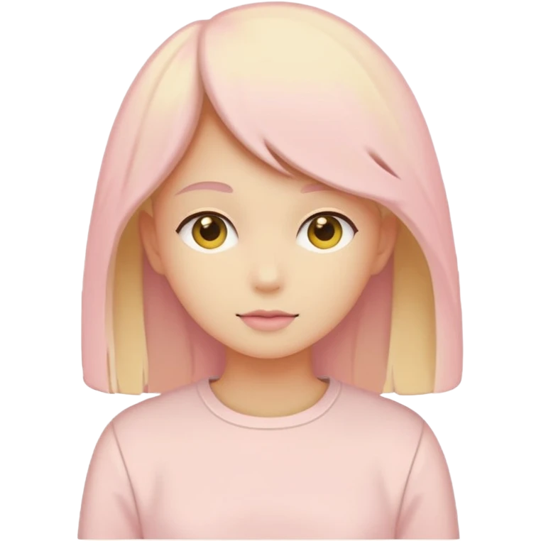 Embrace (silhouette/minimalism) in soft pink, beige and yellow pastel light emoji