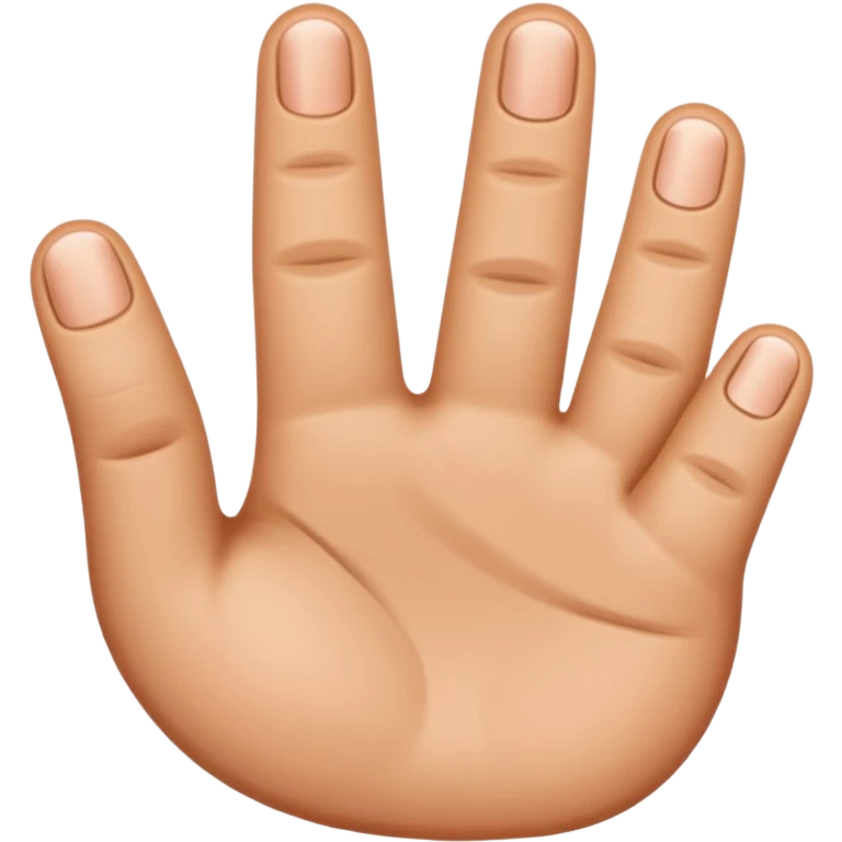 Two fingers emoji