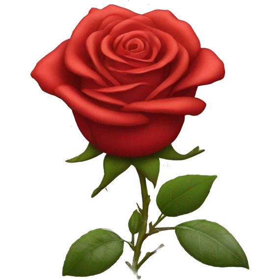 scarlet rose emoji