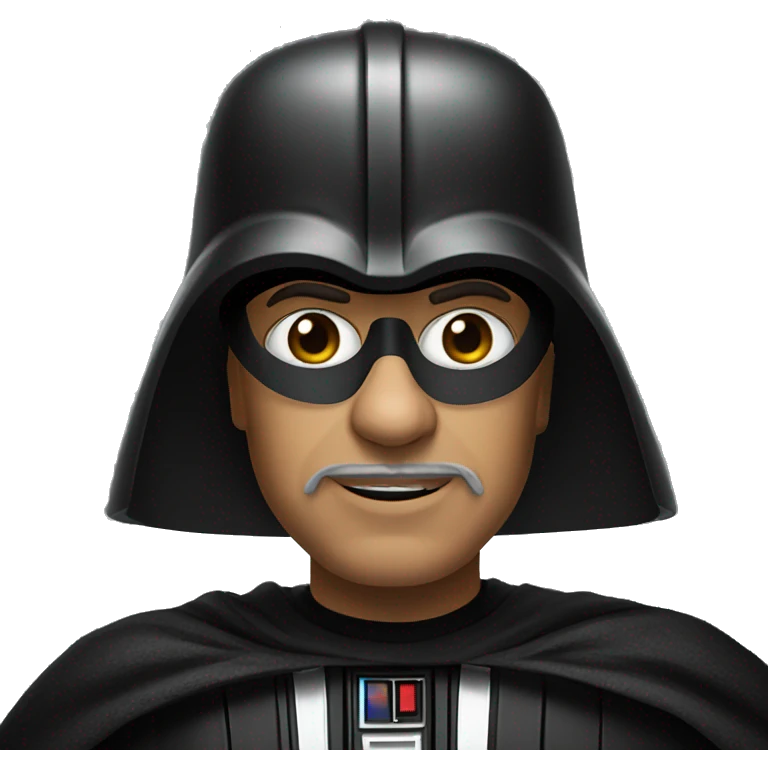Darth Vader in sultan clothes emoji