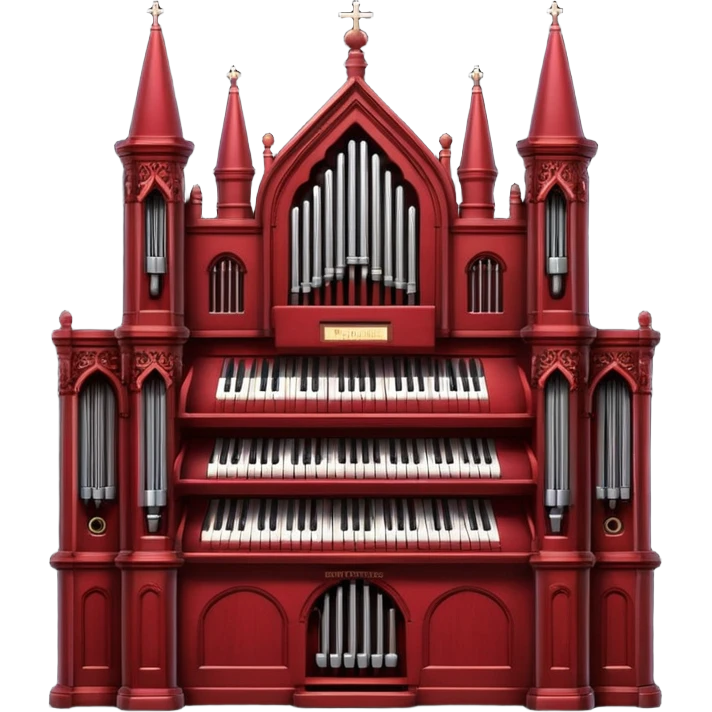 dark red pipe organ emoji