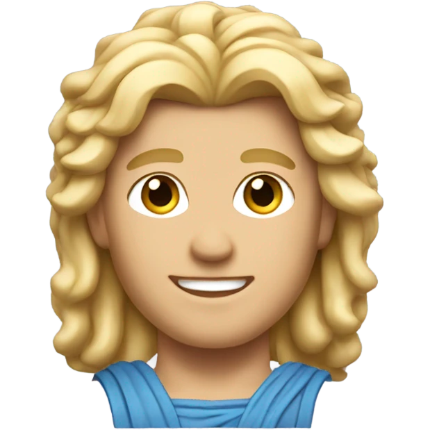  apollo greek god blonde hair  emoji