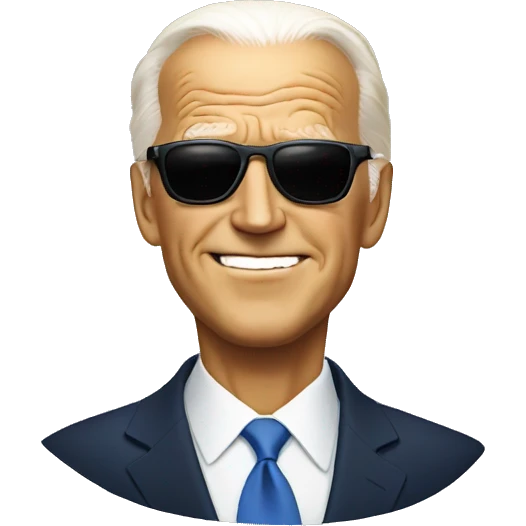 Biden with sunglasses  emoji
