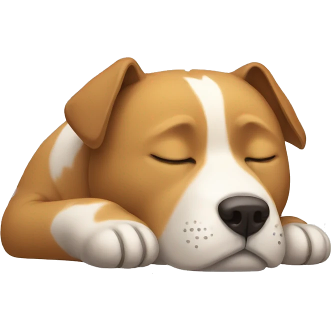 sleeping dog emoji