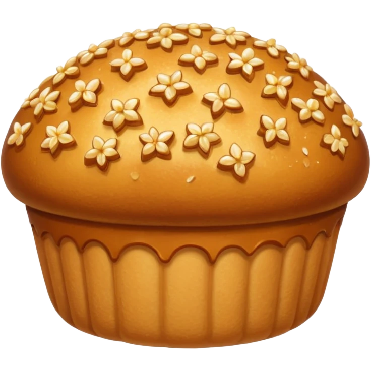 top view of chouquette with sugar grains emoji
