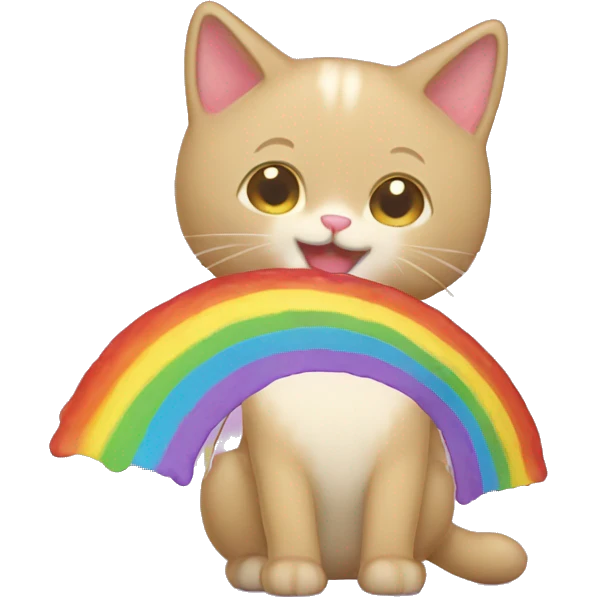 poptart kitty rainbow emoji